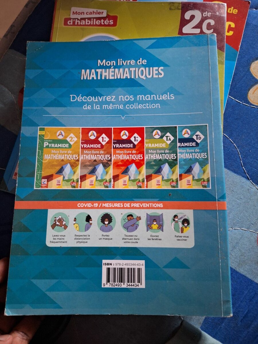 Mon livre de Mathématiques 2eC
