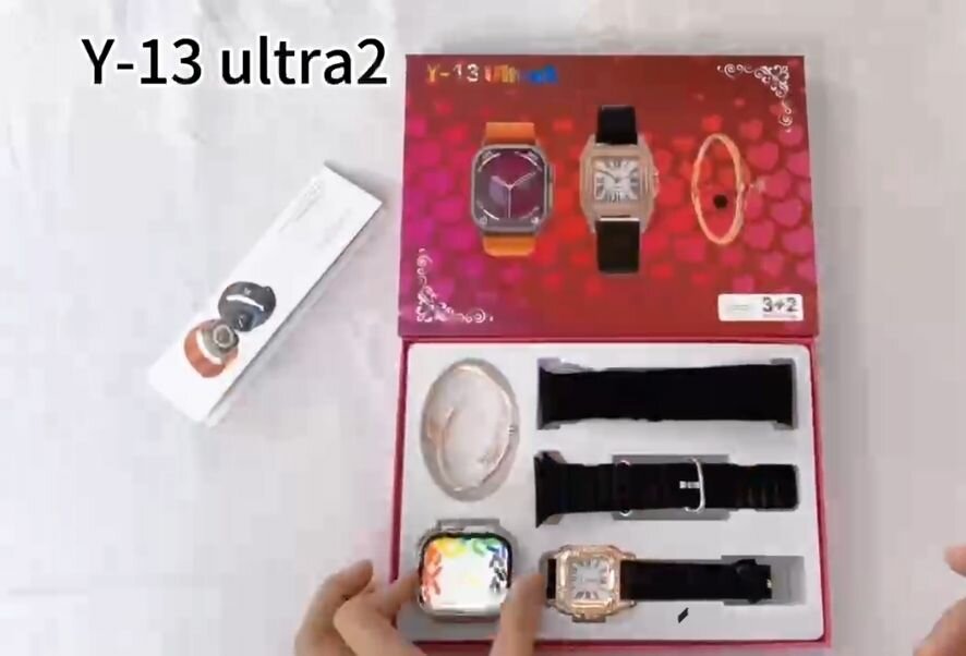 Couple Smart watch and Bracelet set