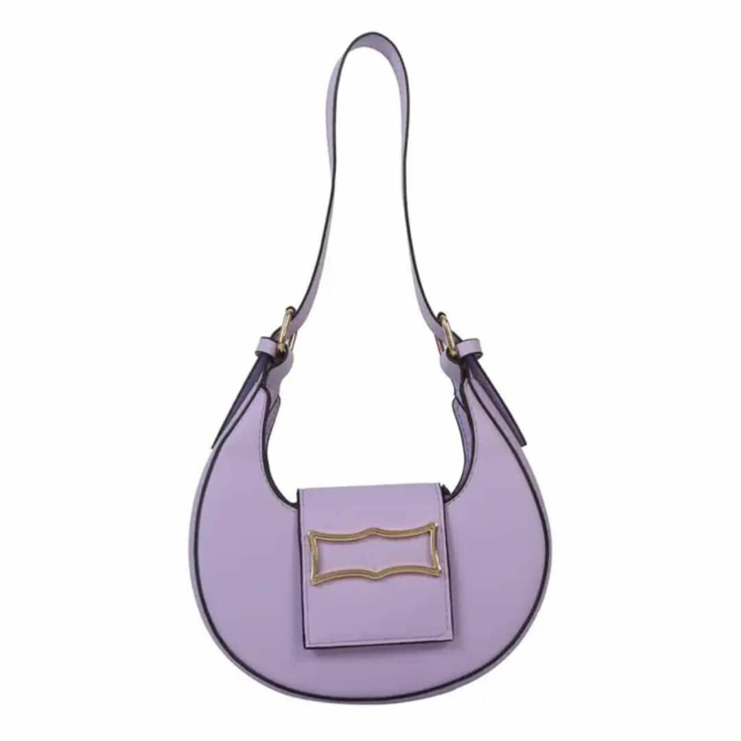 Sac à main demi-lune élégant