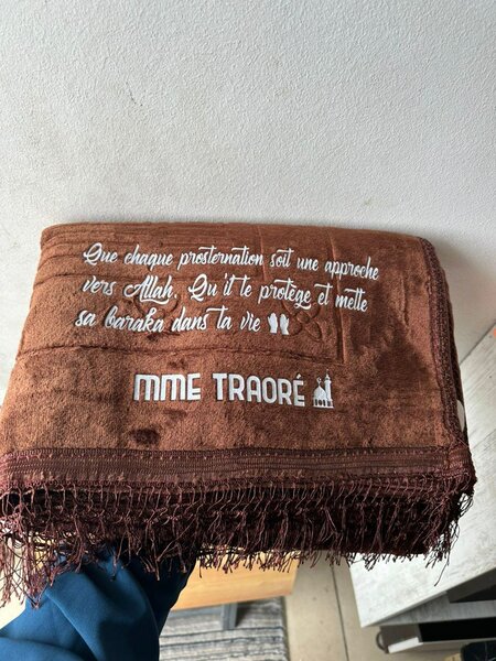 Tapis de Prière Personnalisé