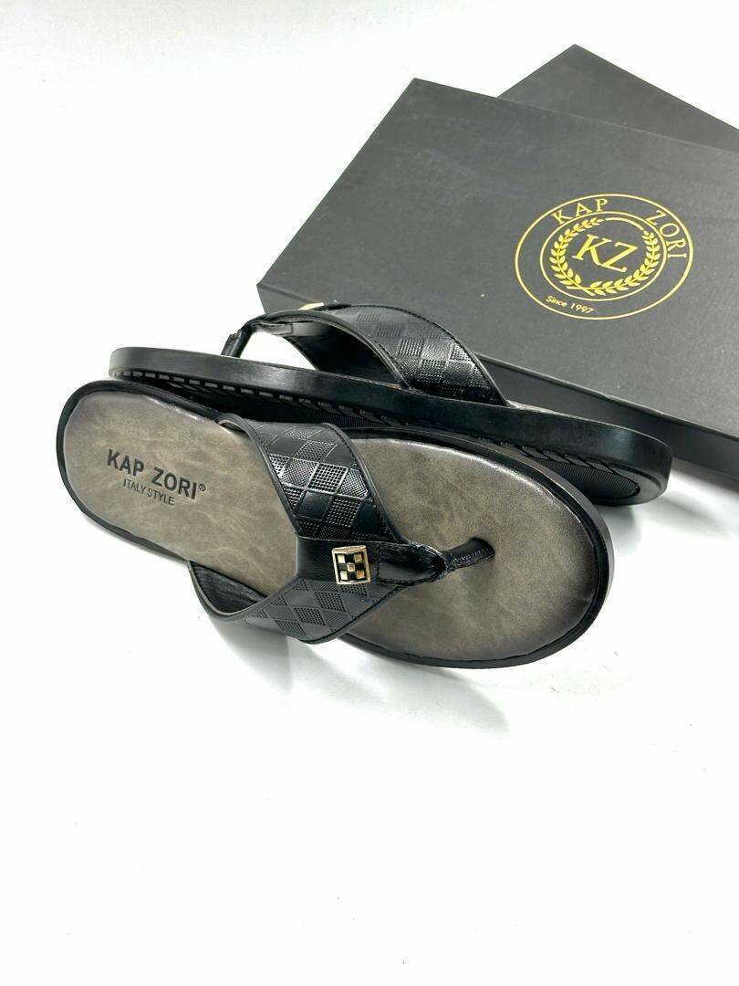 Quality leather slippers