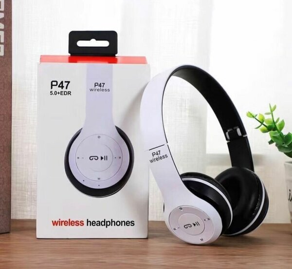 Casque Bluetooth P47 Blanc