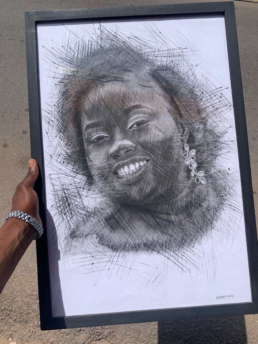 Pencil drawing, pencil art, picture making, painting