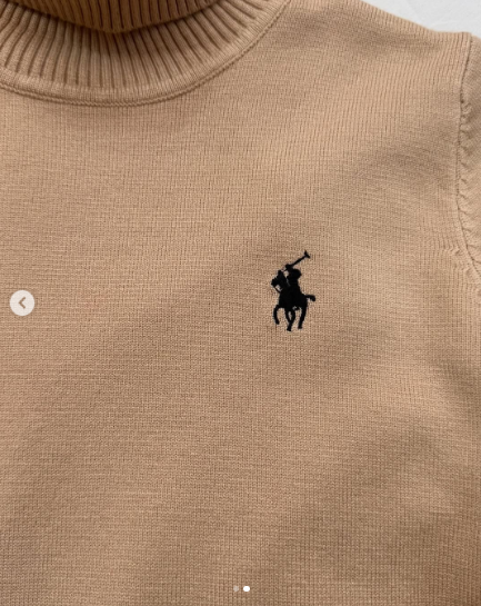 Водолазка в кофейном цвете Polo