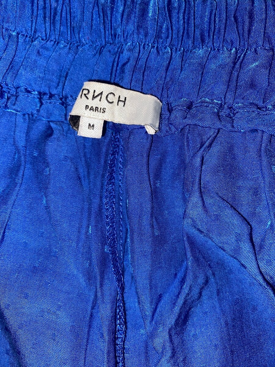 Ladies Blue Wide Leg Pants