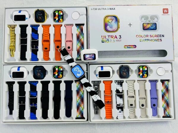 FREE Touch Screen Earbuds i-730 Ultra 3 Max Watch