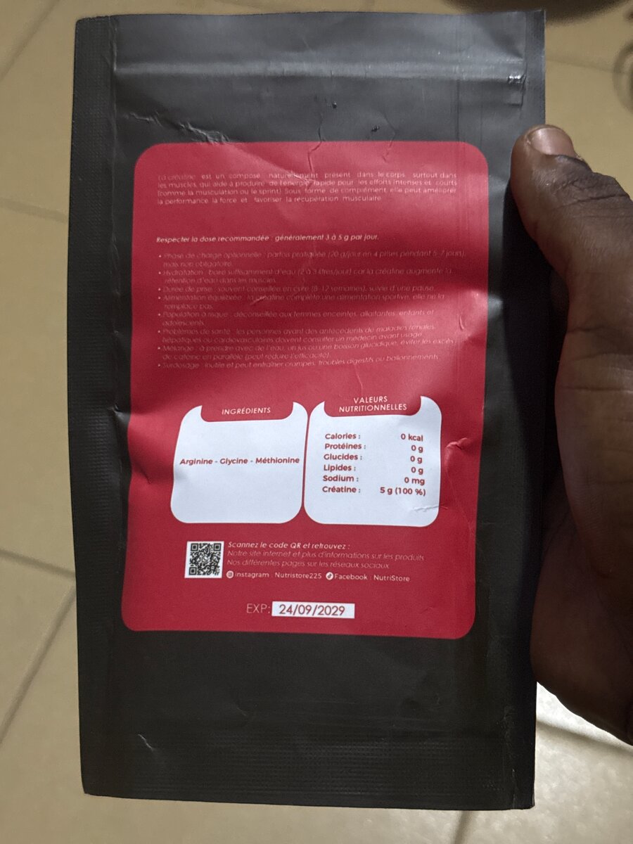 Créatine Power NutriStore