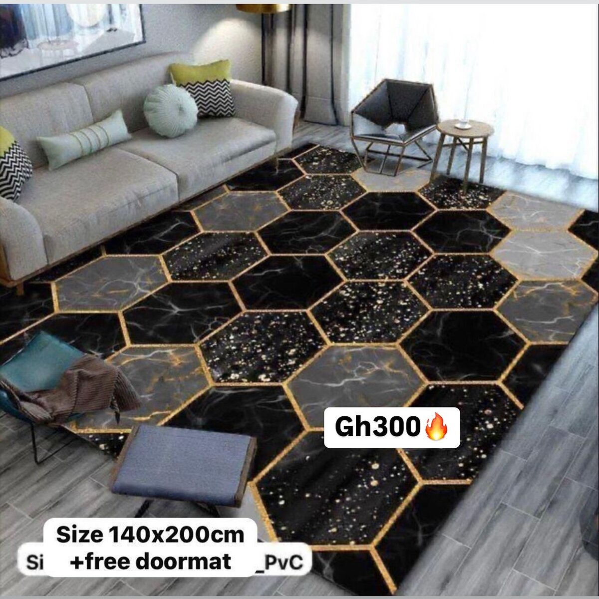 Beautiful and soft patterned carpet