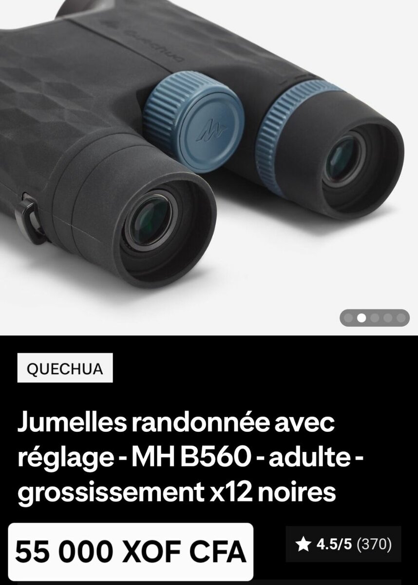 Jumelles de randonnée MH B560