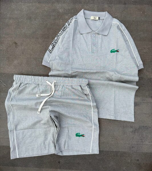 Ensemble Polo et Short Gris