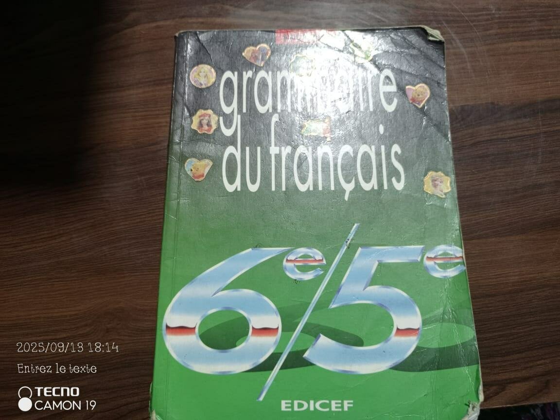 Grammaire du Français 6/5e