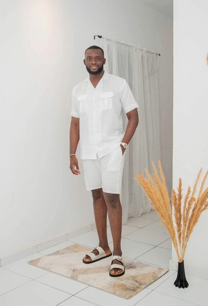 Ensemble Homme Élégant en Lin