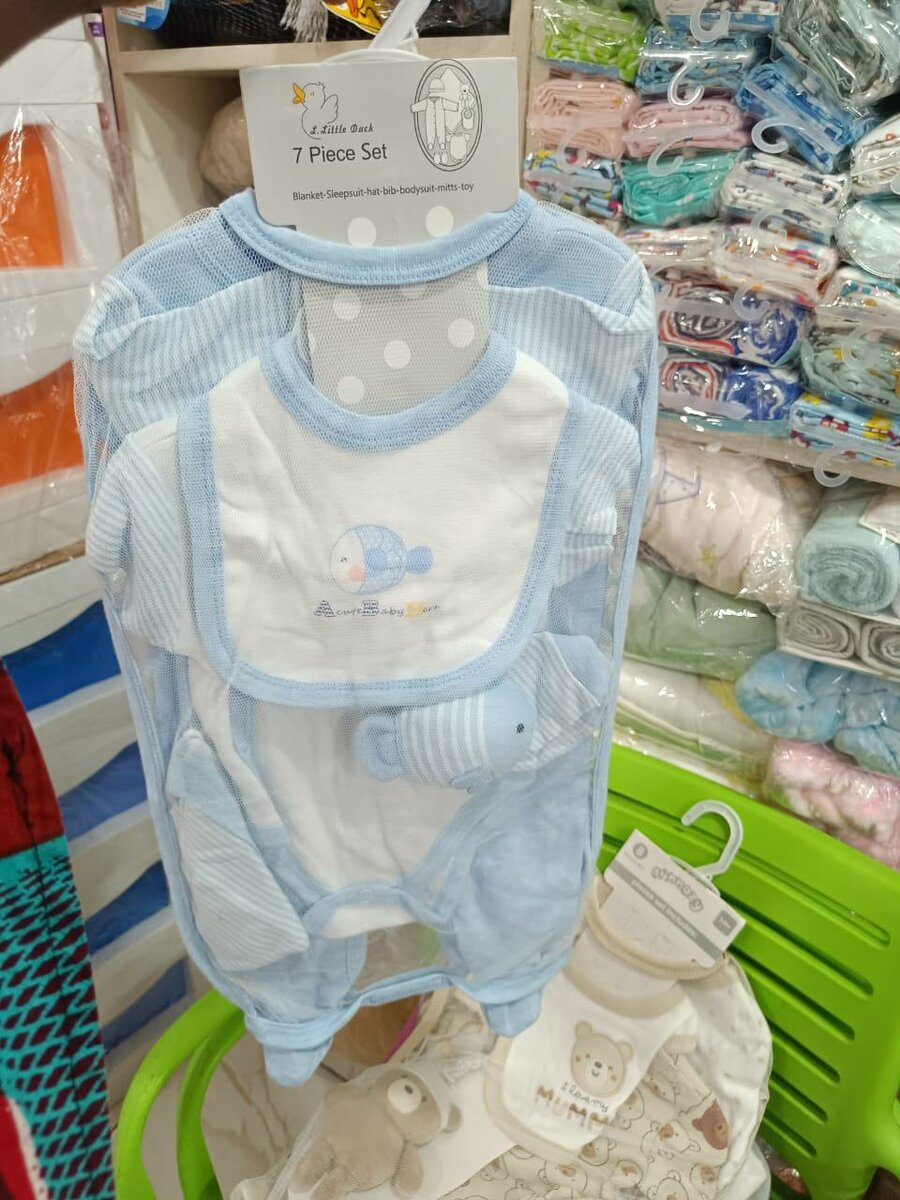 Ensemble Bébé 7 Pièces Doux