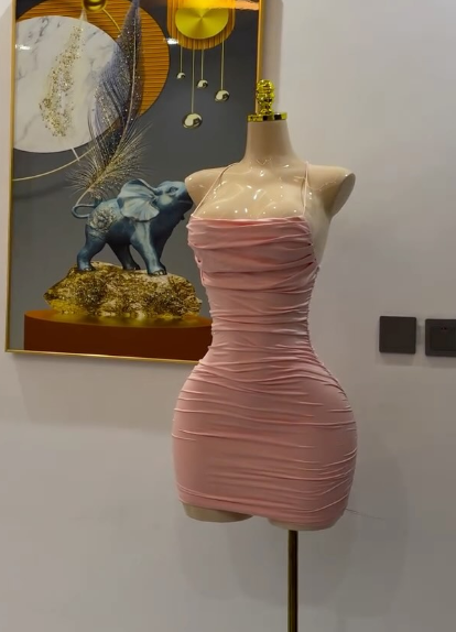 Short dress pink