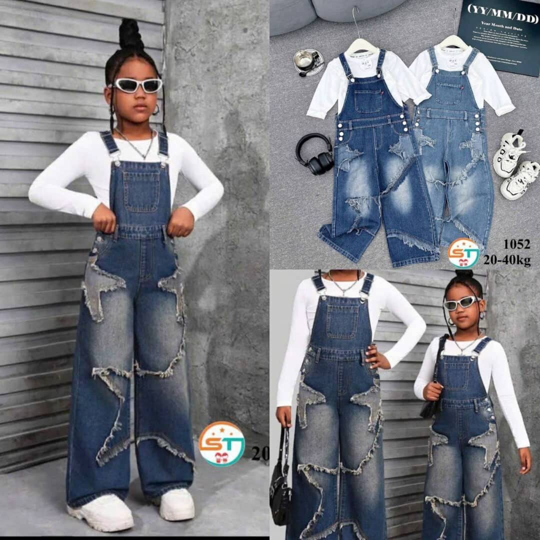 Baby girl 2pcs dungarees set
