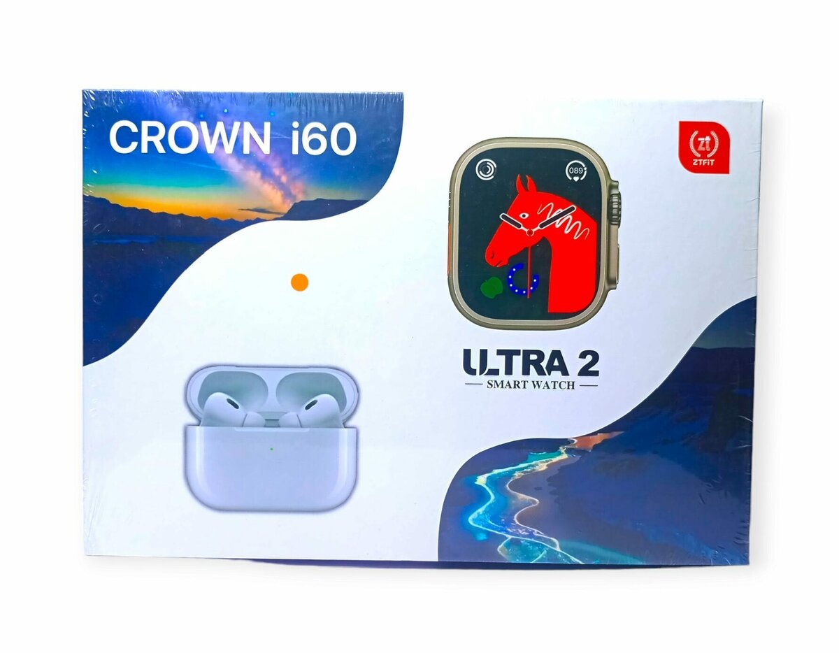 Crown i60 Smart watch with AirPod