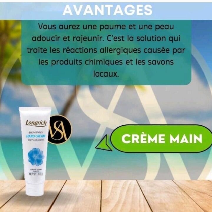 Crème mains réparatrice