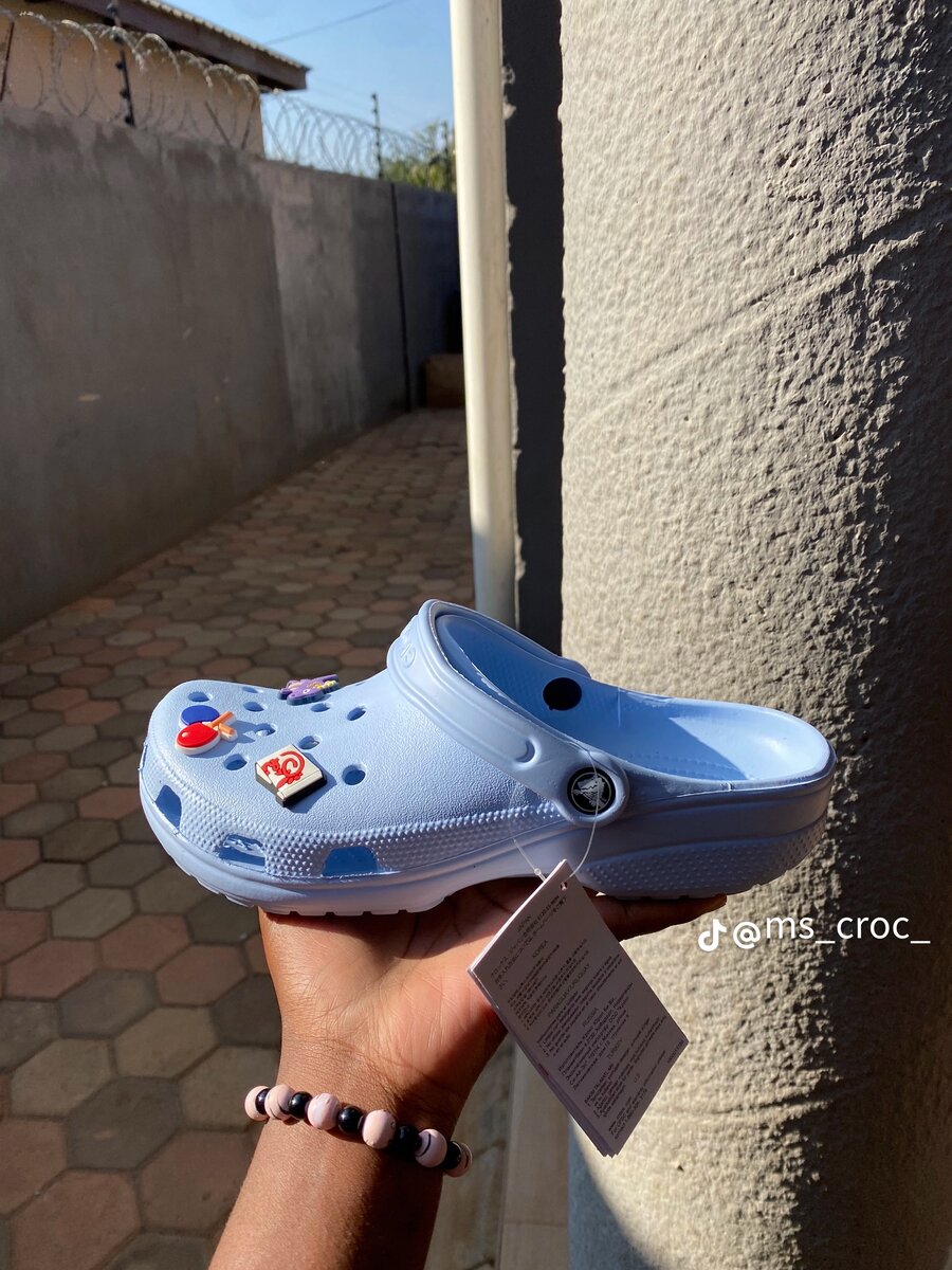 Or size of crocs for sell and tps