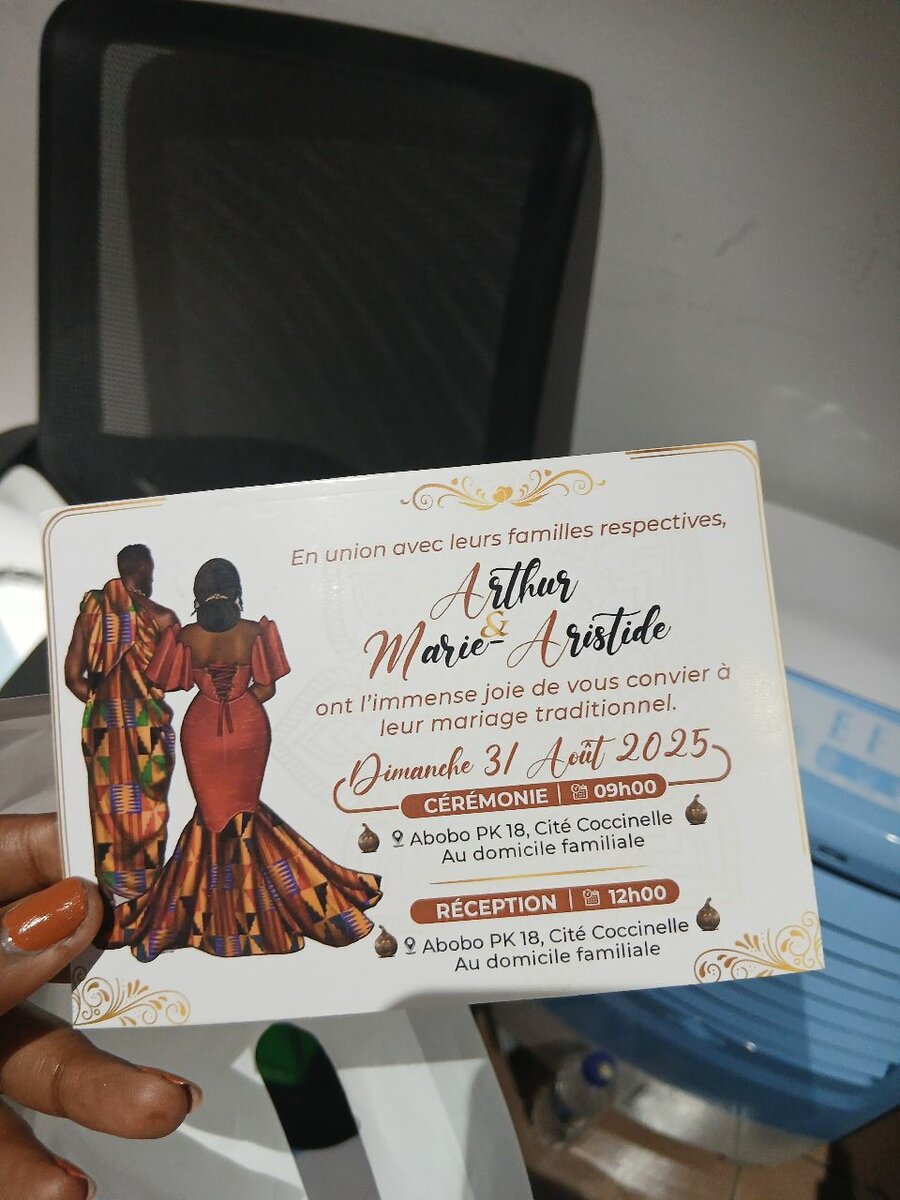 Cartes d'invitation mariage élégantes