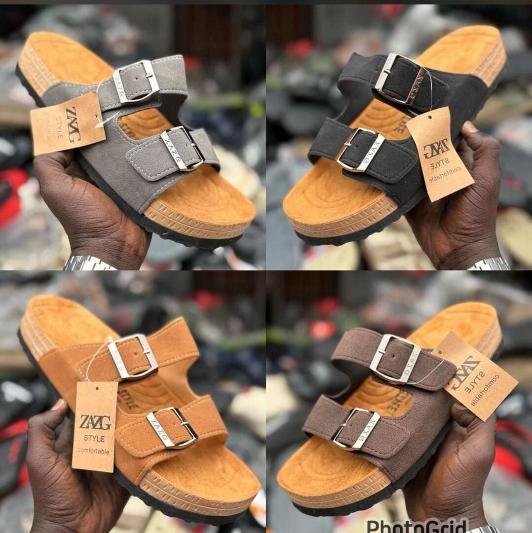 Sandales en cuir ajustables