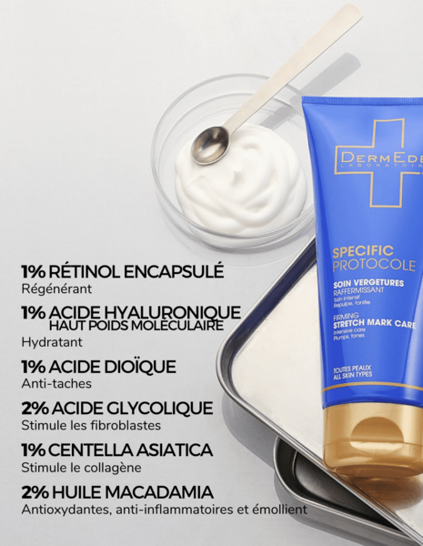 Dermeden soin vergetures