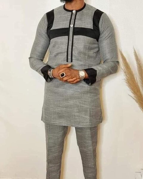 tunique homme en deux pièces  et trois pièces