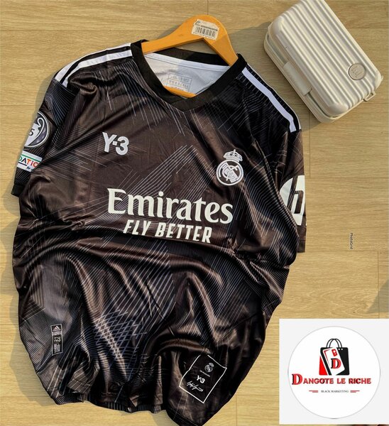 Maillot de Football Noir