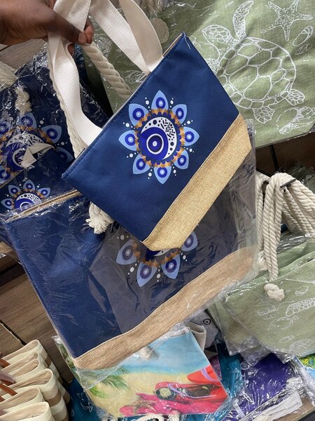 Sac de plage bohème en toile