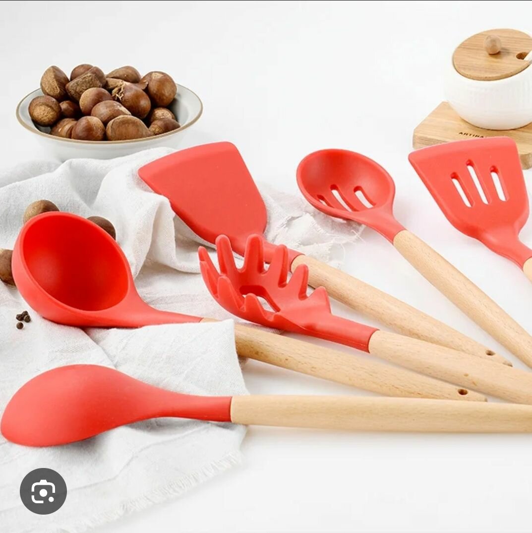 Ensemble d'ustensiles cuisine silicone