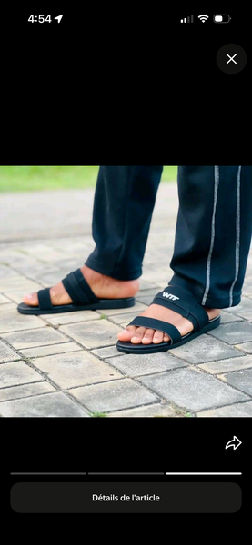 Sandales décontractées noires