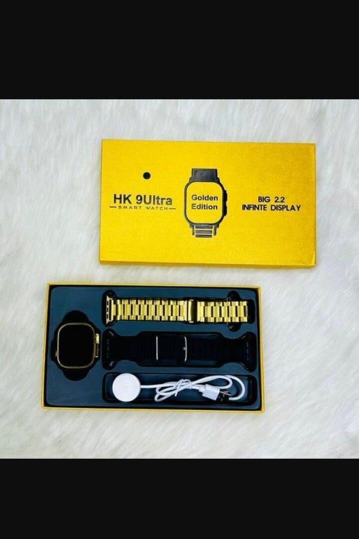 Golden smart Watch full HD