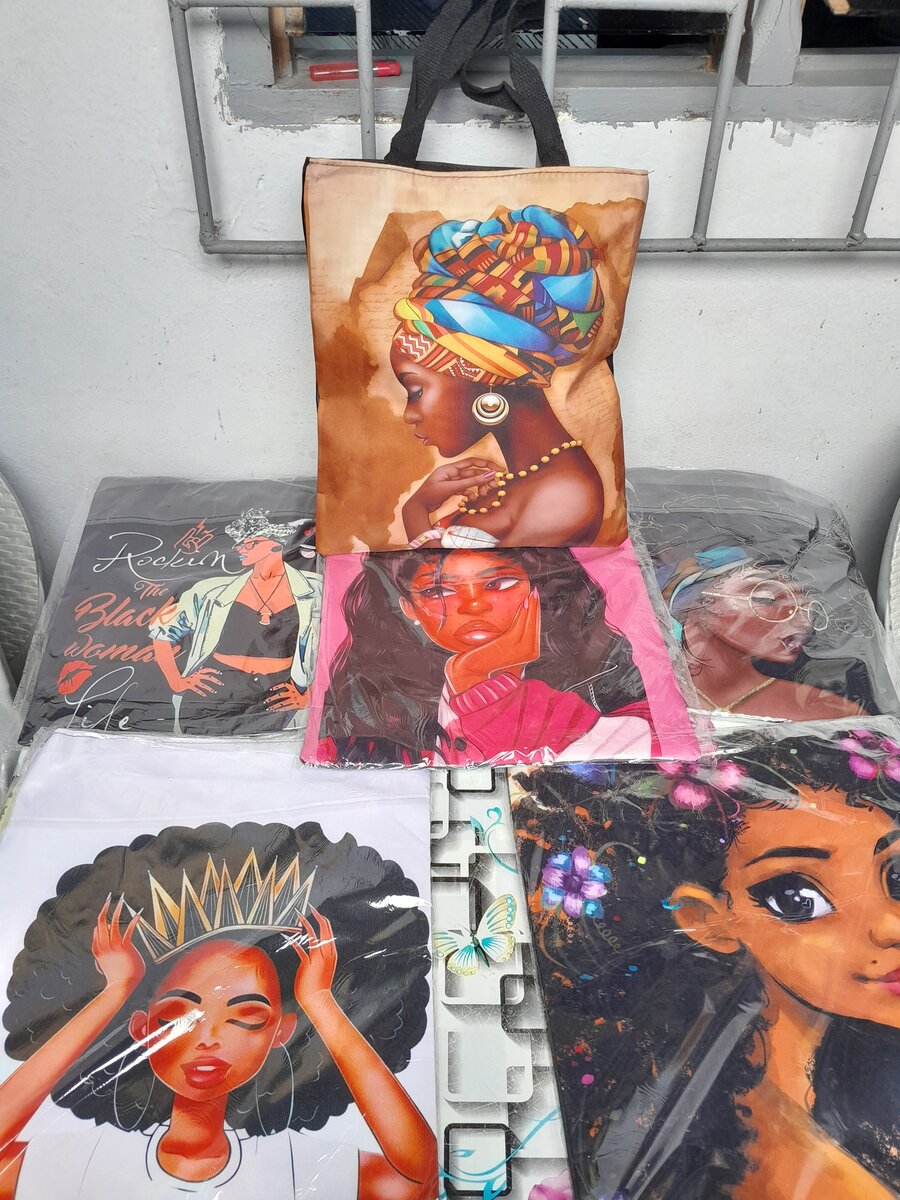 Sac en toile artistique