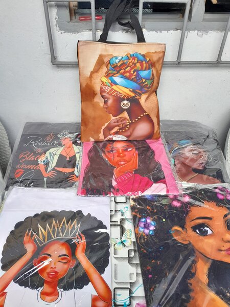 Sac en toile artistique