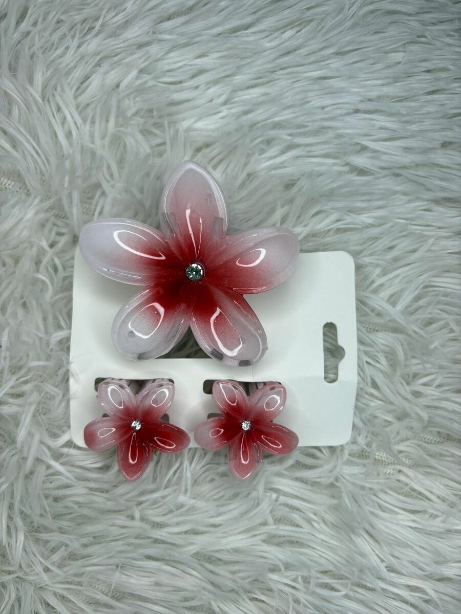 Épingles à cheveux fleurs colorées