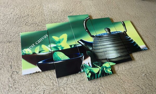 Painting on canvas of 5 pieces