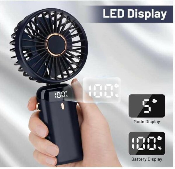 Ventilateur portatif avec affi