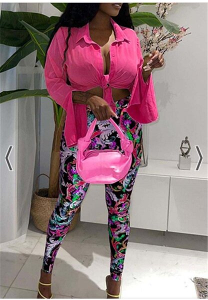 Legging imprimé coloré tendance femme