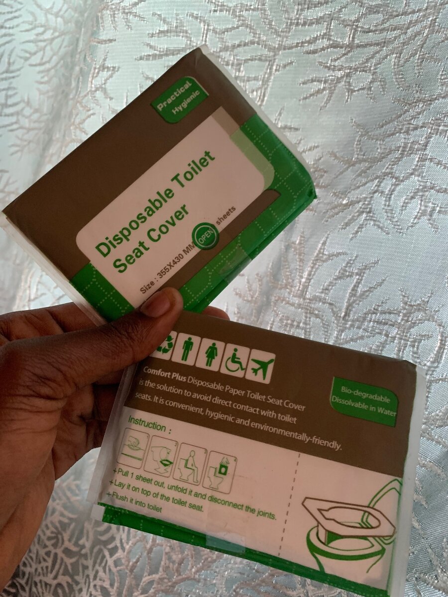 Disposable toilet seat cover