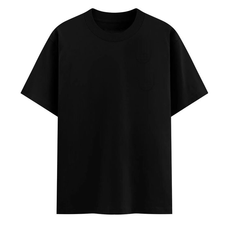 T-shirt basique noir unisexe