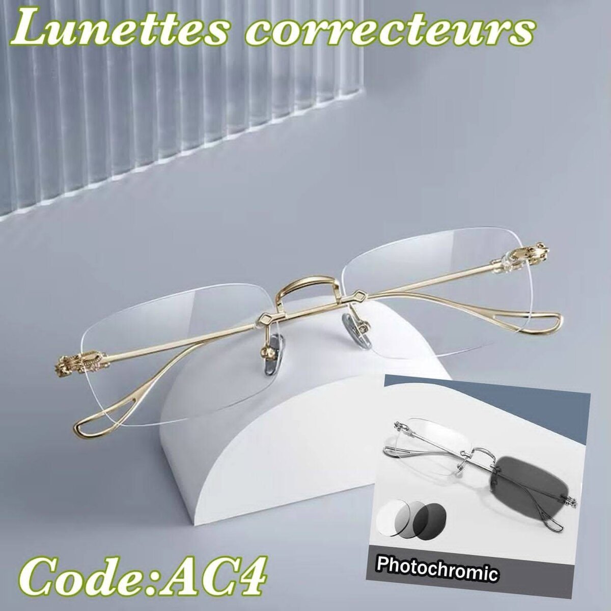 Lunettes Photochromiques Élégantes