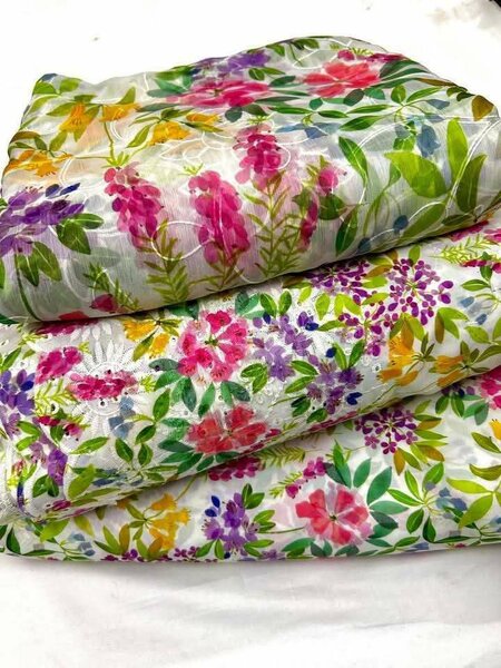 Printed lawn suit