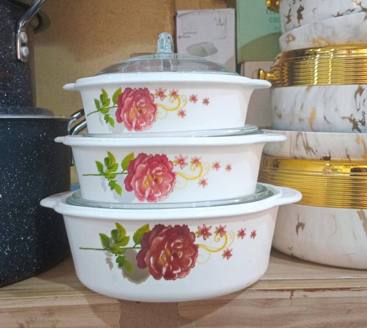 Pyrex bowl 3 set
