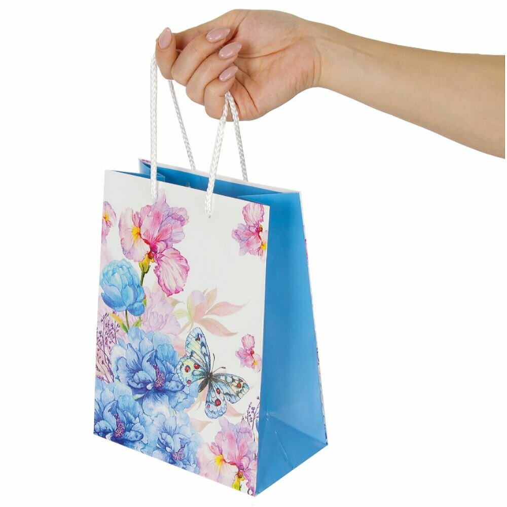 Sac cadeau floral élégant