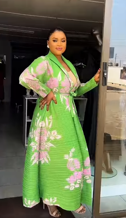 Women's Long Dress with Floral Print