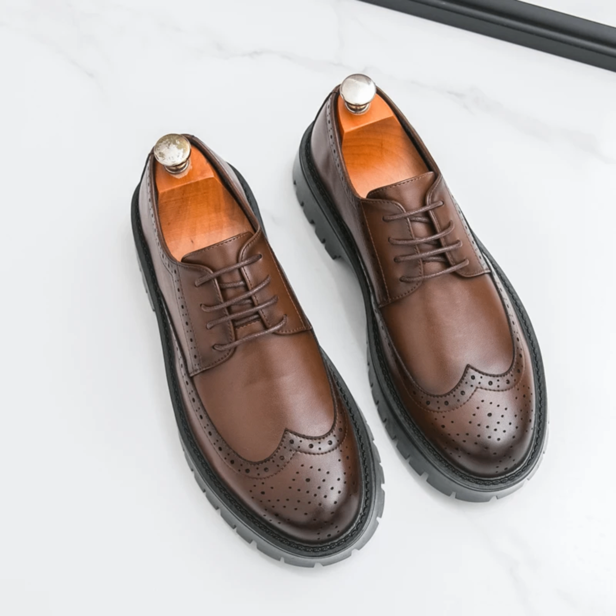 Chaussures Derby cuir homme