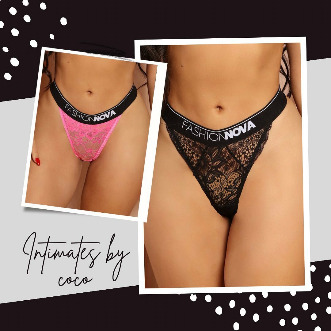 Life is too short to wear boring underwear 🖤💗  