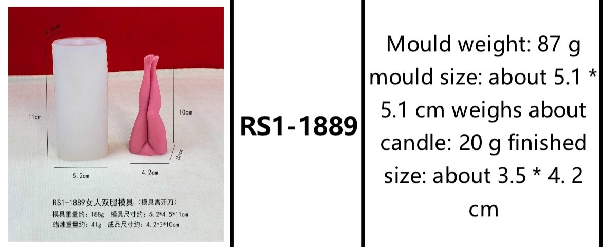 Upside down downside candle mould