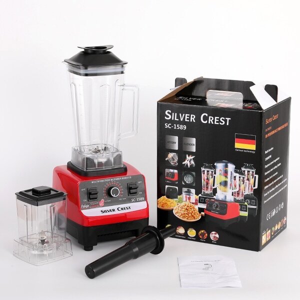 2in1 powerful silver crest blender