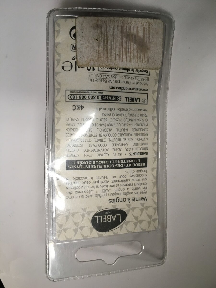 Vernis à ongles permanent