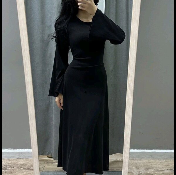 платье на завязках сзади